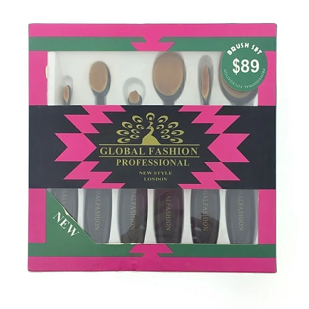 Global Fashion Set of brushes for applying Foundation / NIB